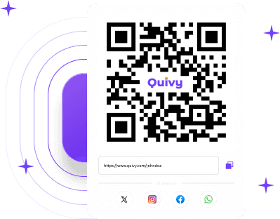 Generate Link and QR code to share for entries.