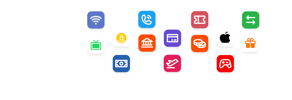 Digital and lifestyle gift options icons